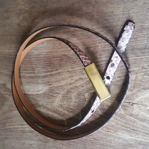 Belt- genuine python by Leighelena